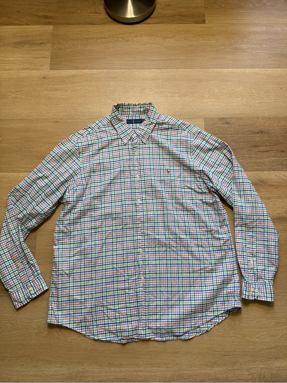 Polo by Ralph Lauren Men’s Multicolor Plaid Button-Down Shirt - White Base